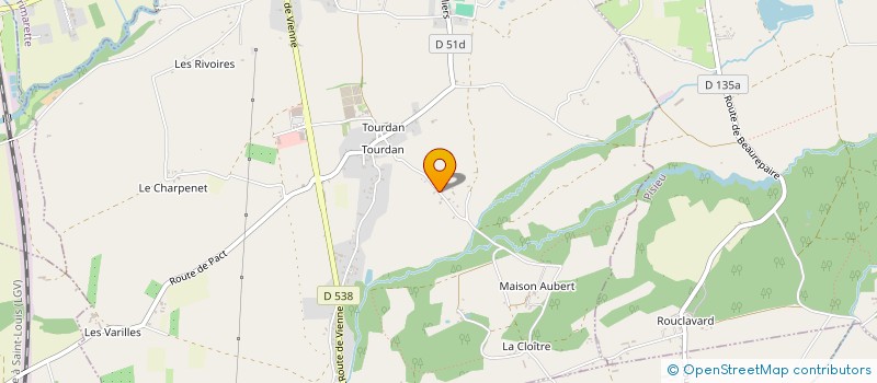 localisation de l'entreprise JMP PETANQUE BEAUREPAIRE  REVEL-TOURDAN