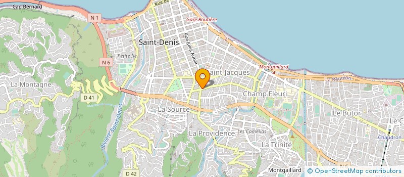 localisation de l'entreprise JMP SARL à SAINT-DENIS