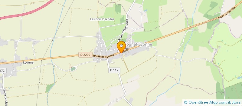 localisation de l'entreprise JMP SUN  COGNAT-LYONNE