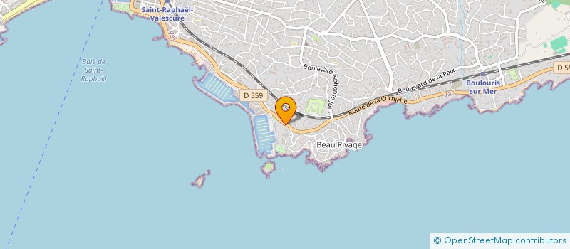 localisation de l'entreprise JMP TOURING  SAINT-RAPHAEL