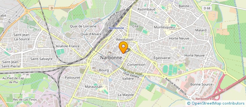 localisation de l'entreprise JMP VALEUR  NARBONNE