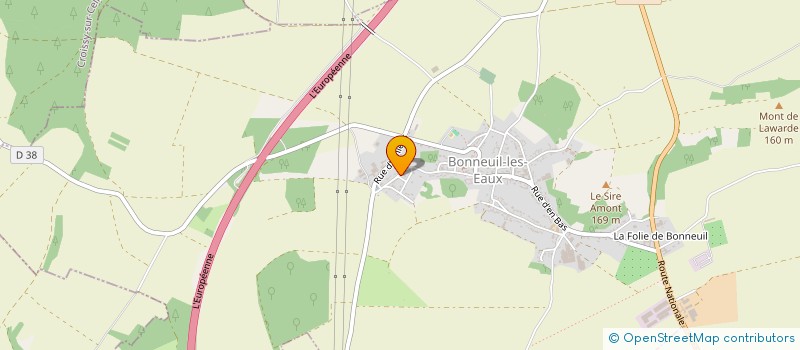 localisation de l'entreprise JMPA FOUCQUE  BONNEUIL-LES-EAUX