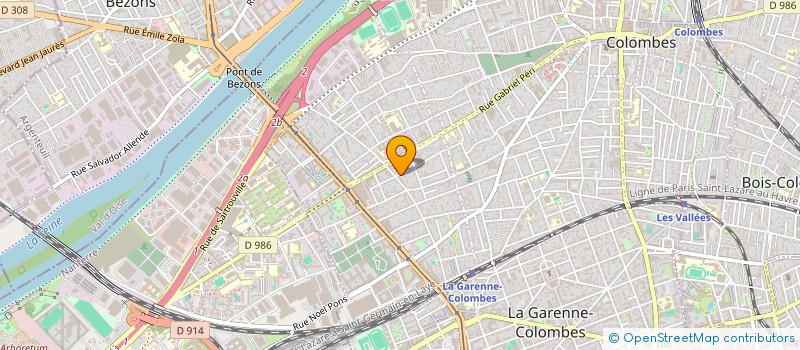 localisation de l'entreprise JMPADDY à COLOMBES