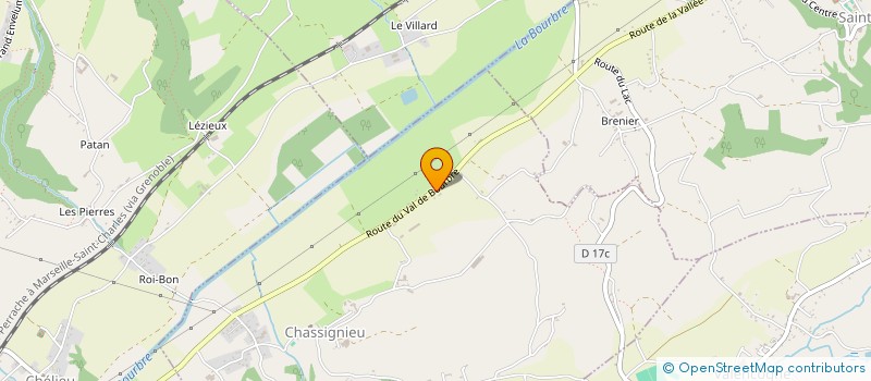 localisation de l'entreprise JMPB  CHASSIGNIEU