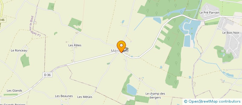localisation de l'entreprise JMPBM  MERINVILLE