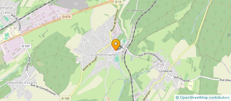 localisation de l'entreprise JMPC  GRANDFONTAINE