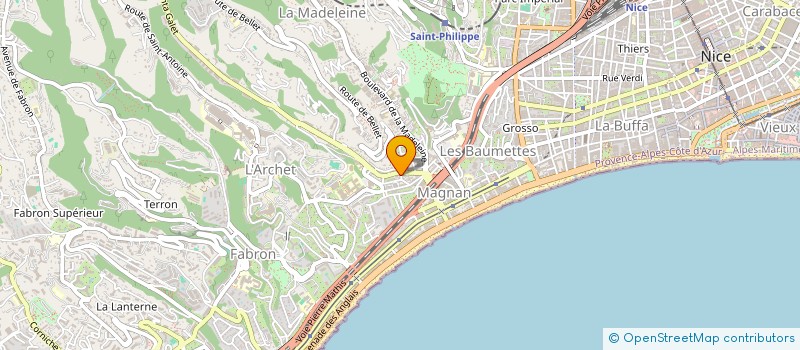 localisation de l'entreprise JMPC  NICE