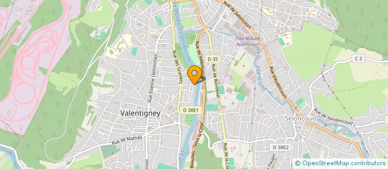 localisation de l'entreprise JMPC  VALENTIGNEY