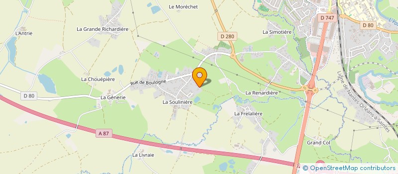 localisation de l'entreprise JMPL  AUBIGNY-LES CLOUZEAUX