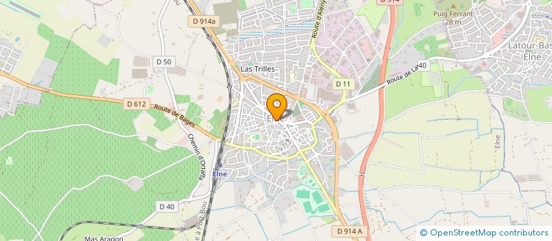 localisation de l'entreprise JMPLG  ELNE