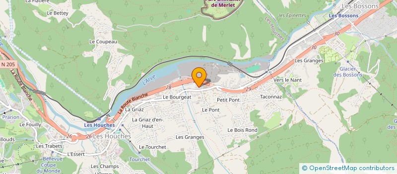 localisation de l'entreprise JMPS  LES HOUCHES