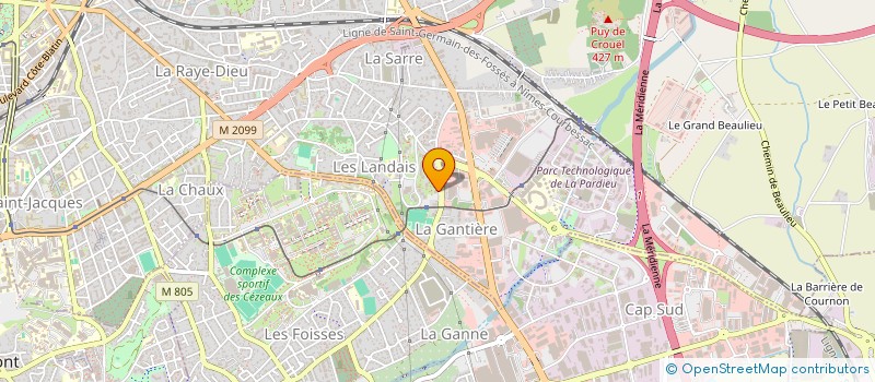 localisation de l'entreprise JMPS  CLERMONT-FERRAND