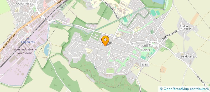 localisation de l'entreprise JMPSERVICES  LE MESNIL-SAINT-DENIS