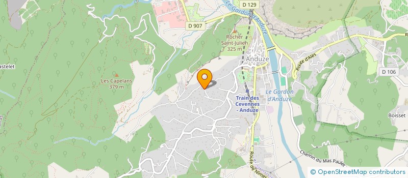 localisation de l'entreprise JMPSUD à ANDUZE