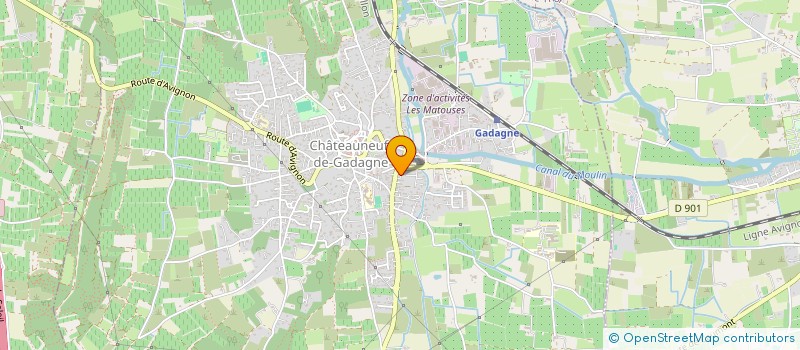 localisation de l'entreprise JMPT  CHATEAUNEUF-DE-GADAGNE