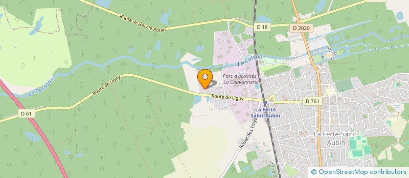 localisation de l'entreprise JMQ  LA FERTE-SAINT-AUBIN