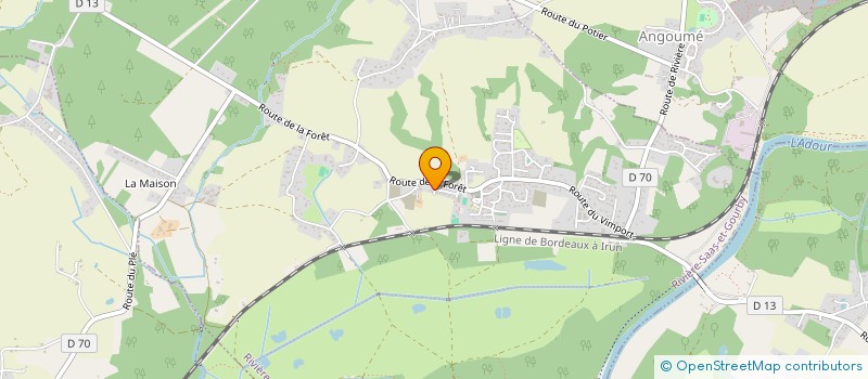 localisation de l'entreprise JMR 40 ELECTRICITE  AUDON