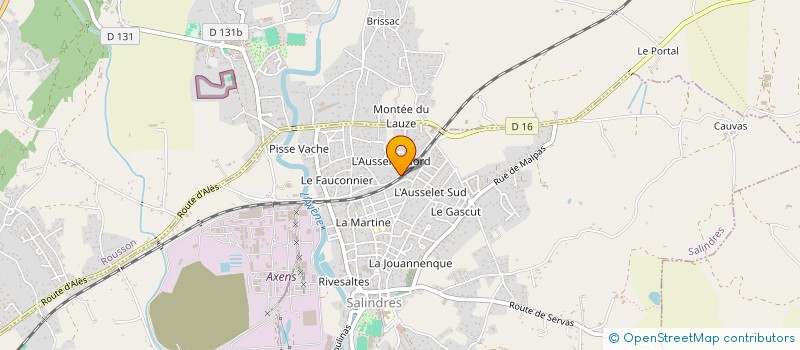 localisation de l'entreprise JMR  SALINDRES