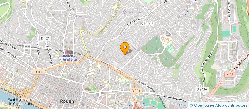 localisation de l'entreprise JMR à ROUEN