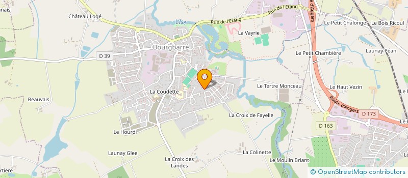 localisation de l'entreprise JMR  BOURGBARRE