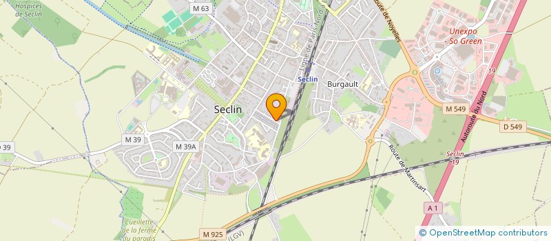 localisation de l'entreprise JMR  SECLIN