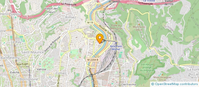 localisation de l'entreprise JMR 93  NICE