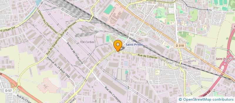 localisation de l'entreprise JMR à CORBAS