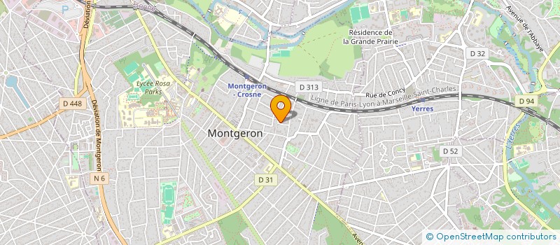 localisation de l'entreprise JMR CONCEPT à MONTGERON