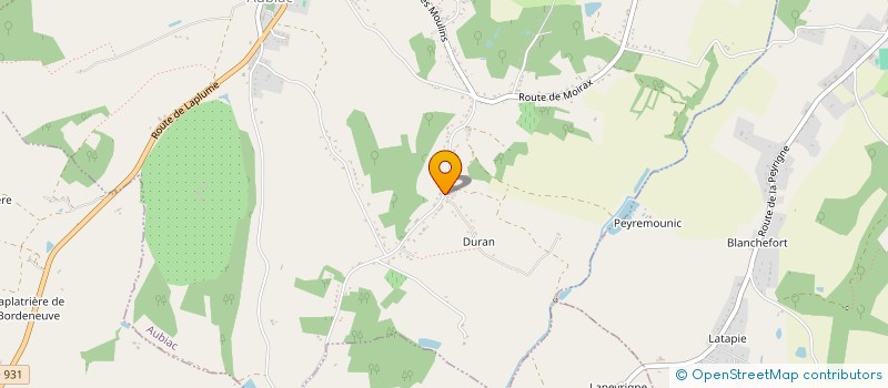 localisation de l'entreprise JMR CONSEIL  AUBIAC