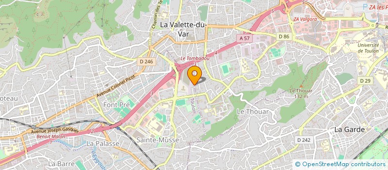 localisation de l'entreprise JMR CONSEILS  TOULON