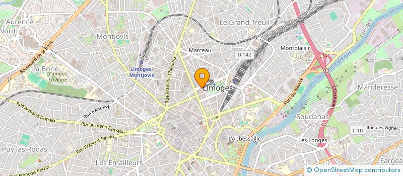 localisation de l'entreprise JMR CONSULTING à LIMOGES