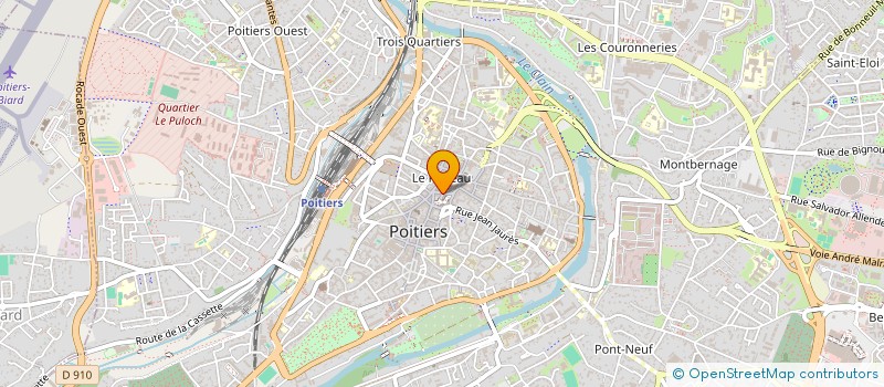 localisation de l'entreprise JMR DISTRIB à POITIERS