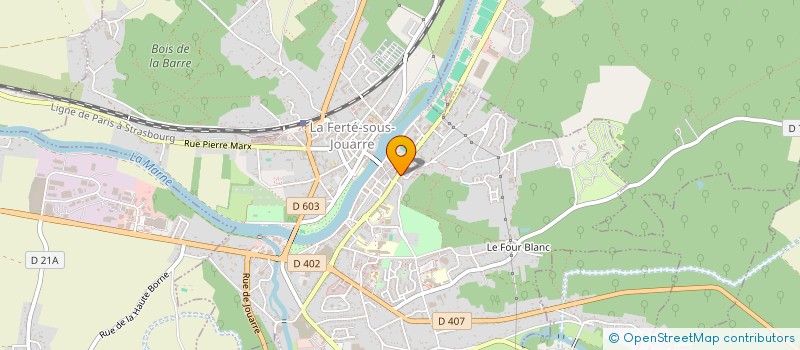 localisation de l'entreprise JMR DISTRIBUTION à LA FERTE-SOUS-JOUARRE