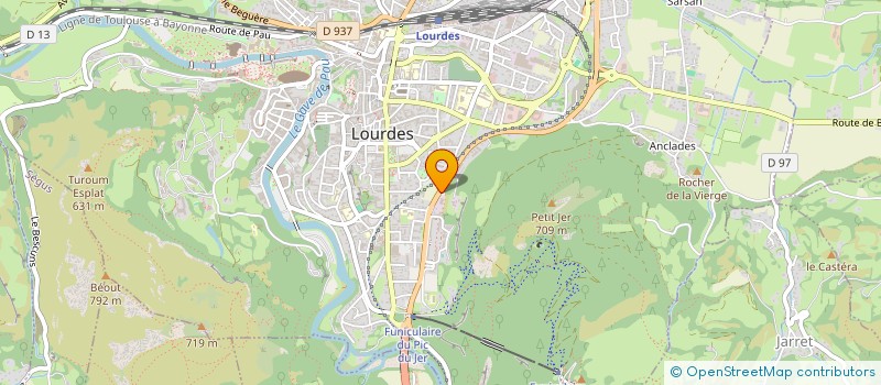 localisation de l'entreprise JMR FORMATION  LOURDES