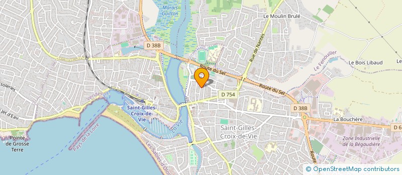 localisation de l'entreprise JMR INVEST à SAINT-GILLES-CROIX-DE-VIE