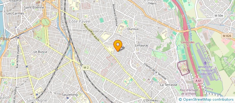 localisation de l'entreprise JMR INVEST  TOULOUSE