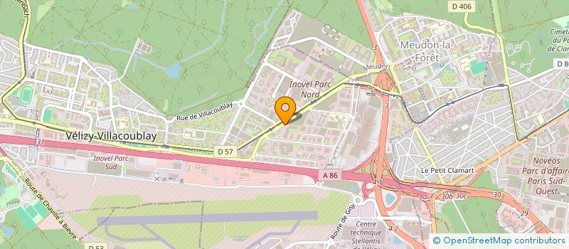 localisation de l'entreprise JMR LES ALIZES  VELIZY-VILLACOUBLAY