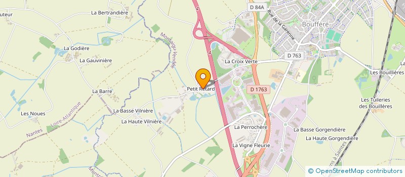 localisation de l'entreprise JMR MENUISERIES à MONTAIGU-VENDEE