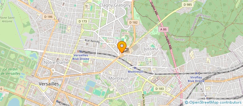 localisation de l'entreprise JMR NM à VERSAILLES