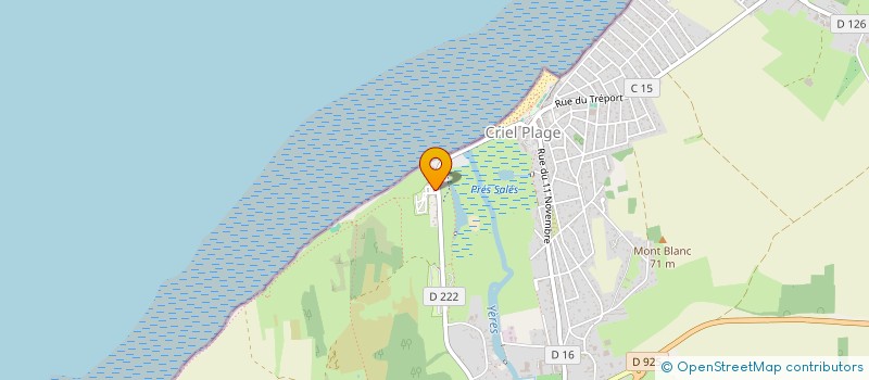 localisation de l'entreprise JMRC LES MOUETTES  CRIEL-SUR-MER