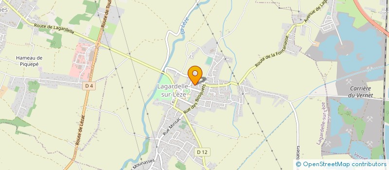 localisation de l'entreprise JMRD  LAGARDELLE-SUR-LEZE