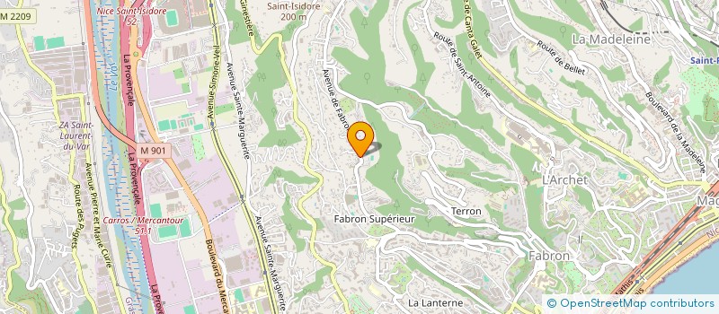 localisation de l'entreprise JMRG à NICE