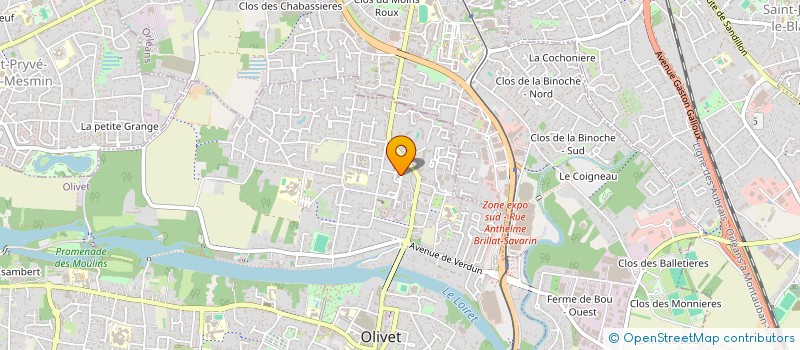 localisation de l'entreprise JMRINTERNATIONAL à OLIVET