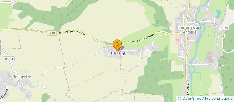 localisation de l'entreprise JMRP RACING  PERRIERS-SUR-ANDELLE