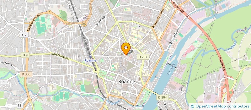 localisation de l'entreprise JMS 1 à ROANNE