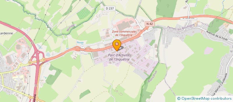 localisation de l'entreprise JMS à SAINT-MARTIN-BOULOGNE