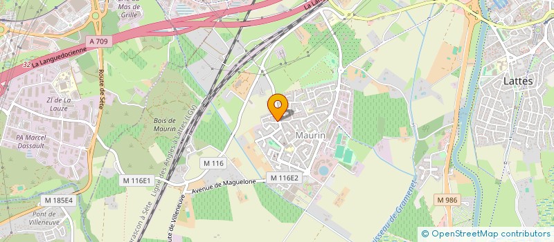 localisation de l'entreprise JMS à LATTES