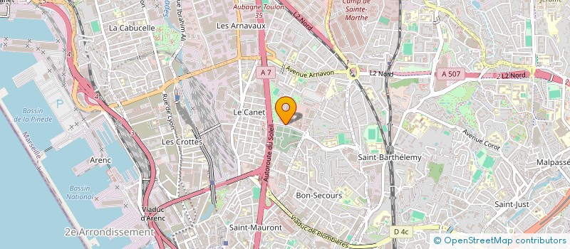 localisation de l'entreprise JMS à MARSEILLE