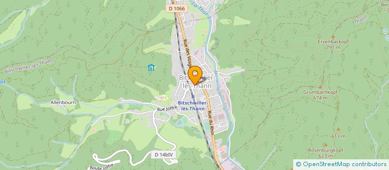 localisation de l'entreprise JMS  BITSCHWILLER-LES-THANN