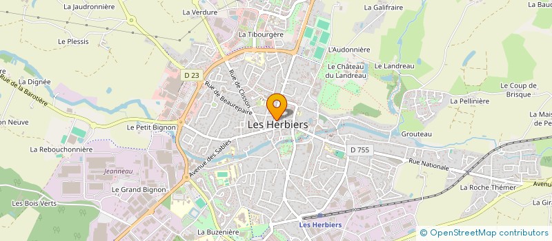 localisation de l'entreprise JMS  LES HERBIERS